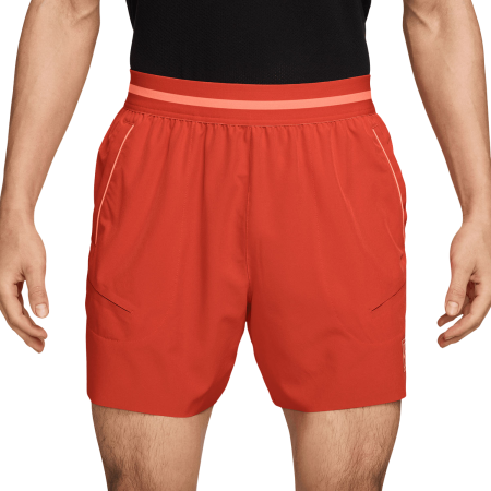 Imbracaminte tenis - Pantaloni Nike Barbati Advantage 6in Picante Red/Atomic Pink