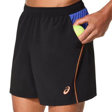 Pantaloni Padel Asics Barbati Court 7in Black/Cobalt [3]