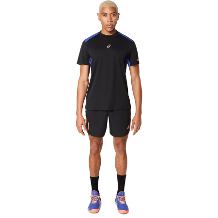 Pantaloni Padel Asics Barbati Court 7in Black/Cobalt [2]