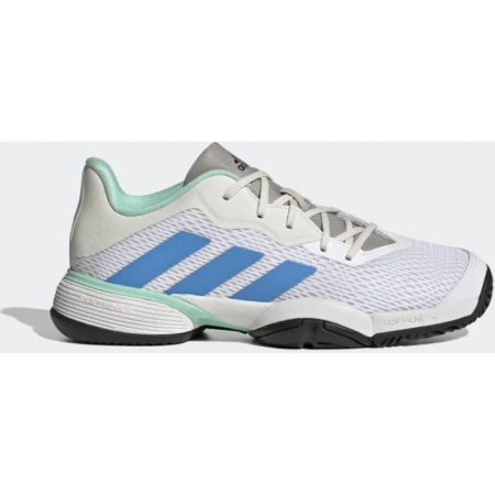 Pantofi Tenis - PANTOFI ADIDAS BARRICADE JR WHITE BLUE CORE