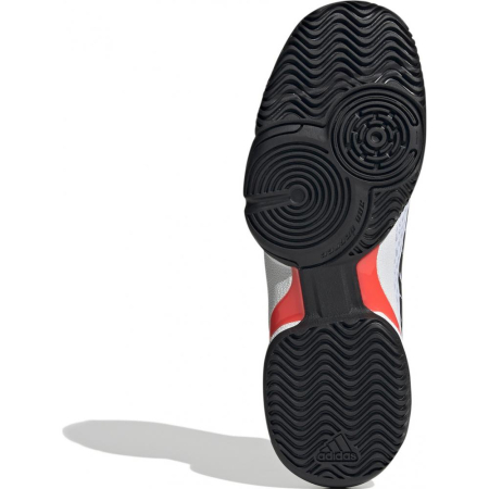 PANTOFI ADIDAS BARRICADE WHITE BLACK [6]