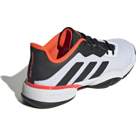 PANTOFI ADIDAS BARRICADE WHITE BLACK [4]