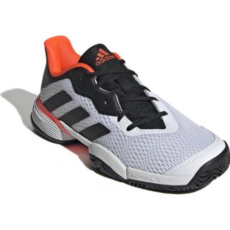 PANTOFI ADIDAS BARRICADE WHITE BLACK [2]