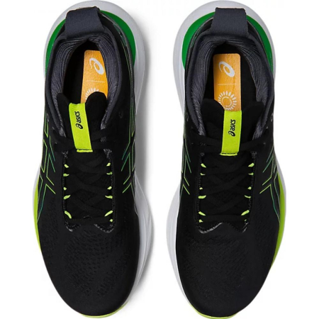 PANTOFI ALERGARE ASICS GEL-NIMBUS 25 BLACK/LIME ZEST [4]