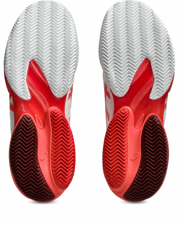 Pantofi Tenis Asics Court FF 3 Novak Clay White/Electric Red [5]