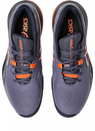 Pantofi Tenis Asics Gel-Resolution X Clay Greyish Purple/Nova Orange [5]