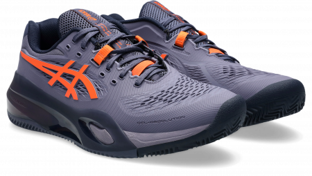 Pantofi Tenis Asics Gel-Resolution X Clay Greyish Purple/Nova Orange [2]