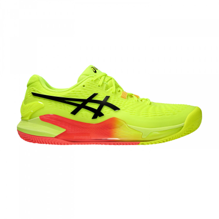 PANTOFI ASICS M GEL-RESOLUTION 9 CLAY PARIS YELLOW BLACK [0]