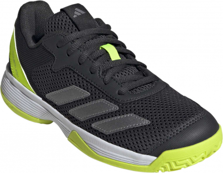 Pantofi Tenis Adidas Courtflash K Carbon/Lime [5]