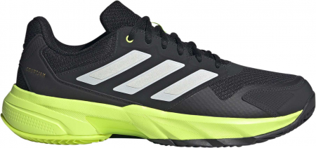 Pantofi Tenis - Pantofi Adidas CourtJam Control 3 Clay Carbon/Lime