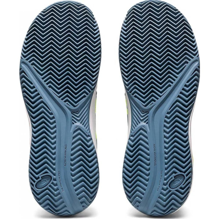 PANTOFI JUNIORI ASICS GEL-RESOLUTION 9 GS CLAY STEEL BLUE/GREEN [5]