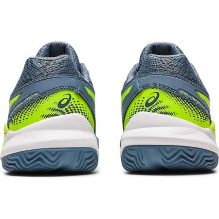 PANTOFI JUNIORI ASICS GEL-RESOLUTION 9 GS CLAY STEEL BLUE/GREEN [6]