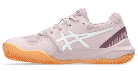 Pantofi Tenis Juniori Asics Gel-Resolution 9 GS Clay Watershed Rose/White [1]