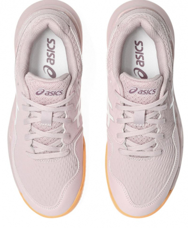 Pantofi Tenis Juniori Asics Gel-Resolution 9 GS Clay Watershed Rose/White [5]