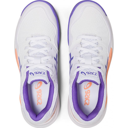 PANTOFI JUNIORI ASICS GEL-RESOLUTION 9 GS CLAY WHITE/AMETHYST [6]