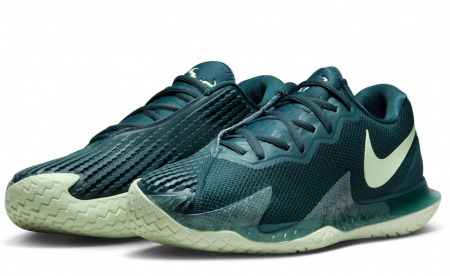 PANTOFI NIKE AIR ZOOM VAPOR CAGE 4 RAFA HC Deep Jungle/Lime [3]
