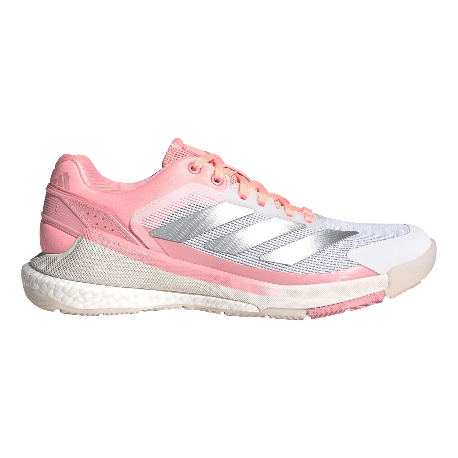 Padel - Pantofi Padel Adidas Femei Crazyquick Boost White/Pink