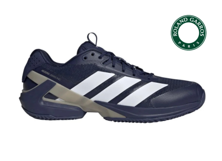 Pantofi Tenis - Pantofi Tenis Adidas Barbati Adizero Ubersonic 5 Clay Dark Blue/Cyber Metallic