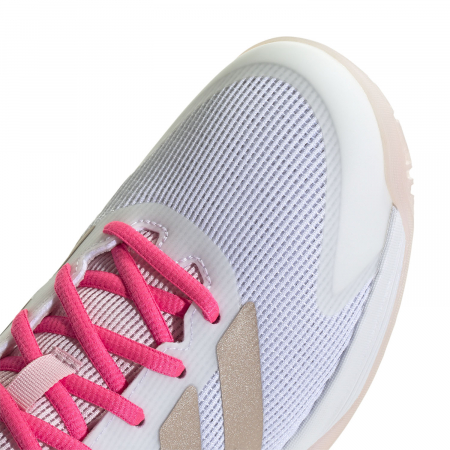 Pantofi Tenis Adidas Copii Ubersonic Off White/Silver Metallic [5]