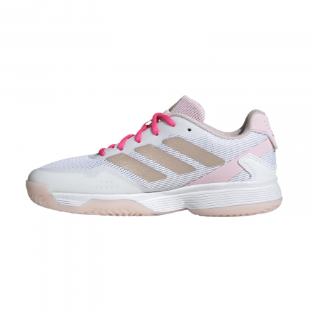 Pantofi Tenis Adidas Copii Ubersonic Off White/Silver Metallic [2]