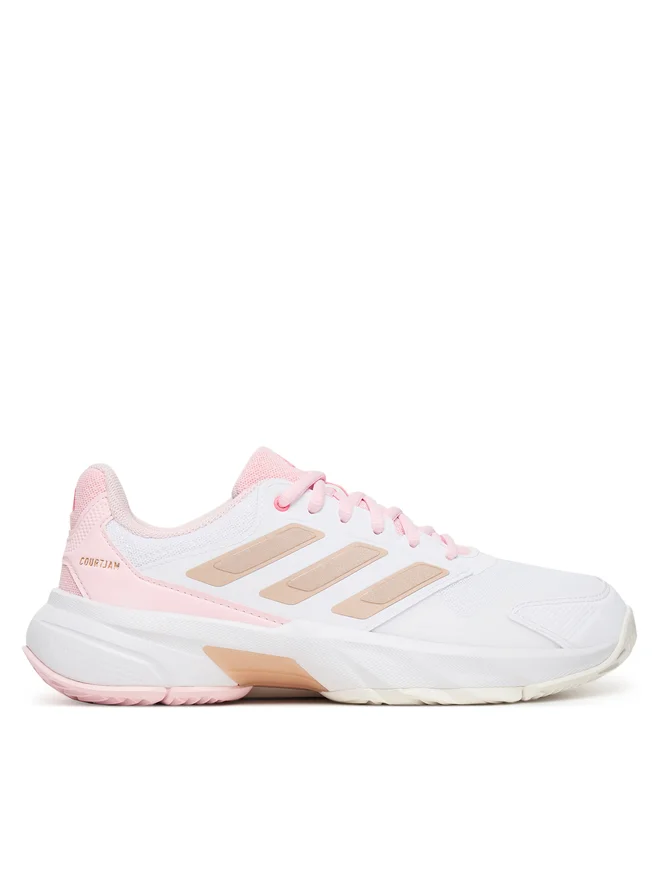 Pantofi Tenis - Pantofi Tenis Adidas CourtJam Control 3 White Lucid Pink