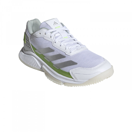 Pantofi Tenis Adidas Courtquick Padel FTWR White/Silver Metallic/Lemon [1]