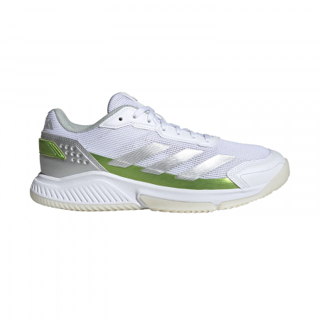 Pantofi - Pantofi Tenis Adidas Courtquick Padel FTWR White/Silver Metallic/Lemon