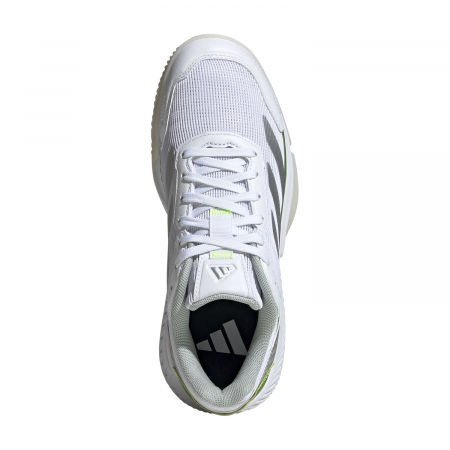 Pantofi Tenis Adidas Courtquick Padel FTWR White/Silver Metallic/Lemon [2]
