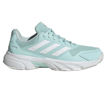 Tenis de camp - Pantofi Tenis Adidas Femei Courtjam Control 3 Halo Mint/Silver Metallic