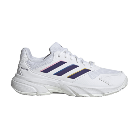 Tenis de camp - Pantofi Tenis Adidas Femei Courtjam Control 3 White/Collegiate Purple
