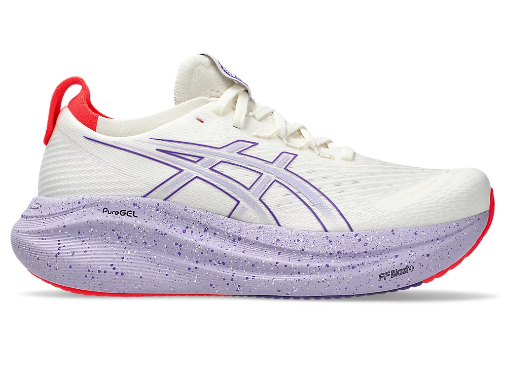 Incaltaminte alergare - Pantofi Tenis Asics Gel-Nimbus 27 Tokyo Cream/Edo Purple