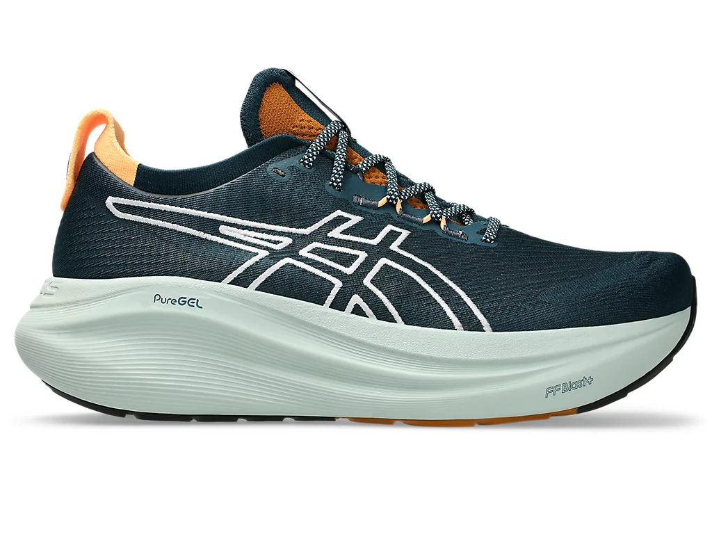 Incaltaminte alergare - Pantofi Tenis Asics Gel-Nimbus 27 TR Nature Bathing/Teal