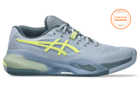 Pantofi Tenis - Pantofi Tenis Asics Gel-Resolution X Clay Grey Blue/Pistachio