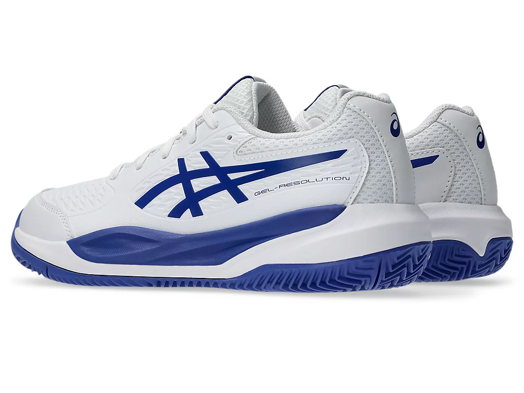 Pantofi Tenis Asics Gel-Resolution X GS Clay White/Cobalt [2]