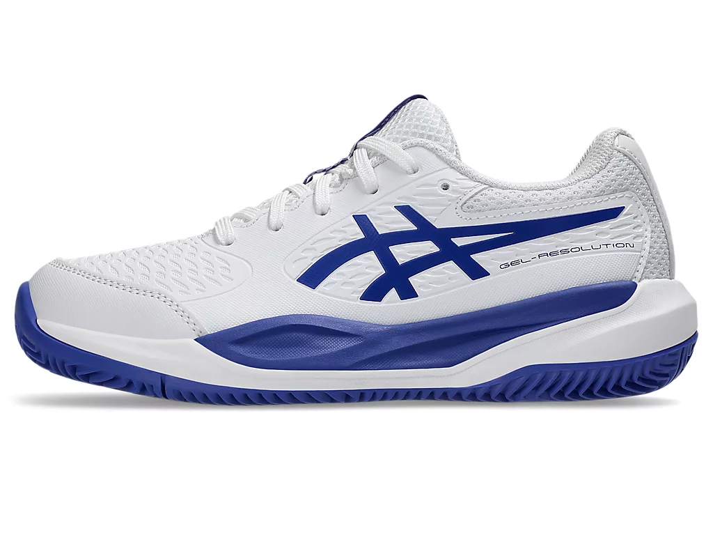 Pantofi Tenis Asics Gel-Resolution X GS Clay White/Cobalt [5]