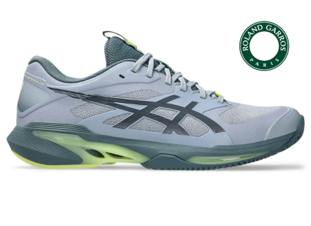 Pantofi Tenis - Pantofi Tenis Asics Solution Speed FF 4 Clay Grey Blue/Ironclad