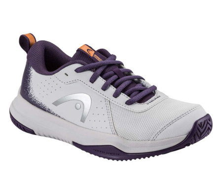 Pantofi Tenis - Pantofi Tenis Head Copii Sprint Court 4.0 AC Light Grey/Purple