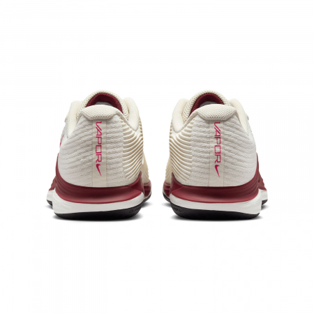 Pantofi Tenis Nike Femei Vapor 12 Clay Pale Ivory/Team Red [3]
