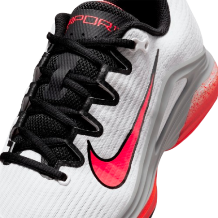 Pantofi Tenis Nike Femei Zoom Vapor 12 HC PRM White/Hot Lava [4]