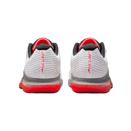 Pantofi Tenis Nike Femei Zoom Vapor 12 HC PRM White/Hot Lava [6]