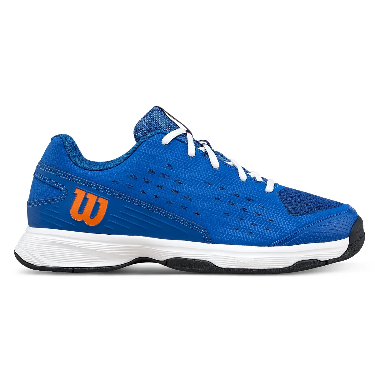 Pantofi Tenis - Pantofi Tenis Wilson Copii Rush Pro L Deja Vu Blue/Orange Tiger/White