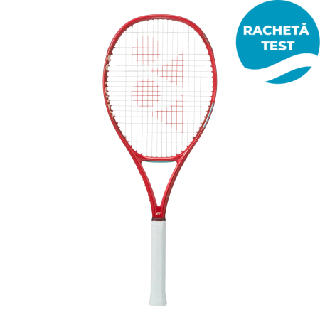 Testeaza Rachete - Racheta Tenis Yonex VCore 100 300g 2026 Ruby Red Test