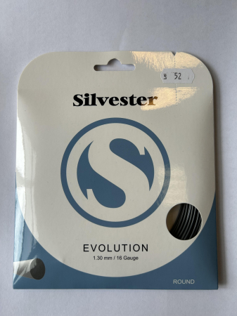 Tenis de camp - Racordaj Silvester Evolution 1.30mm 12m Gri