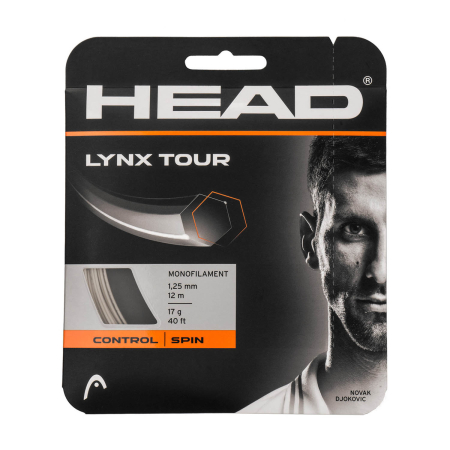 Tenis de camp - Racordaj Tenis Head Lynx Tour Champagne 1.25 mm 12 m