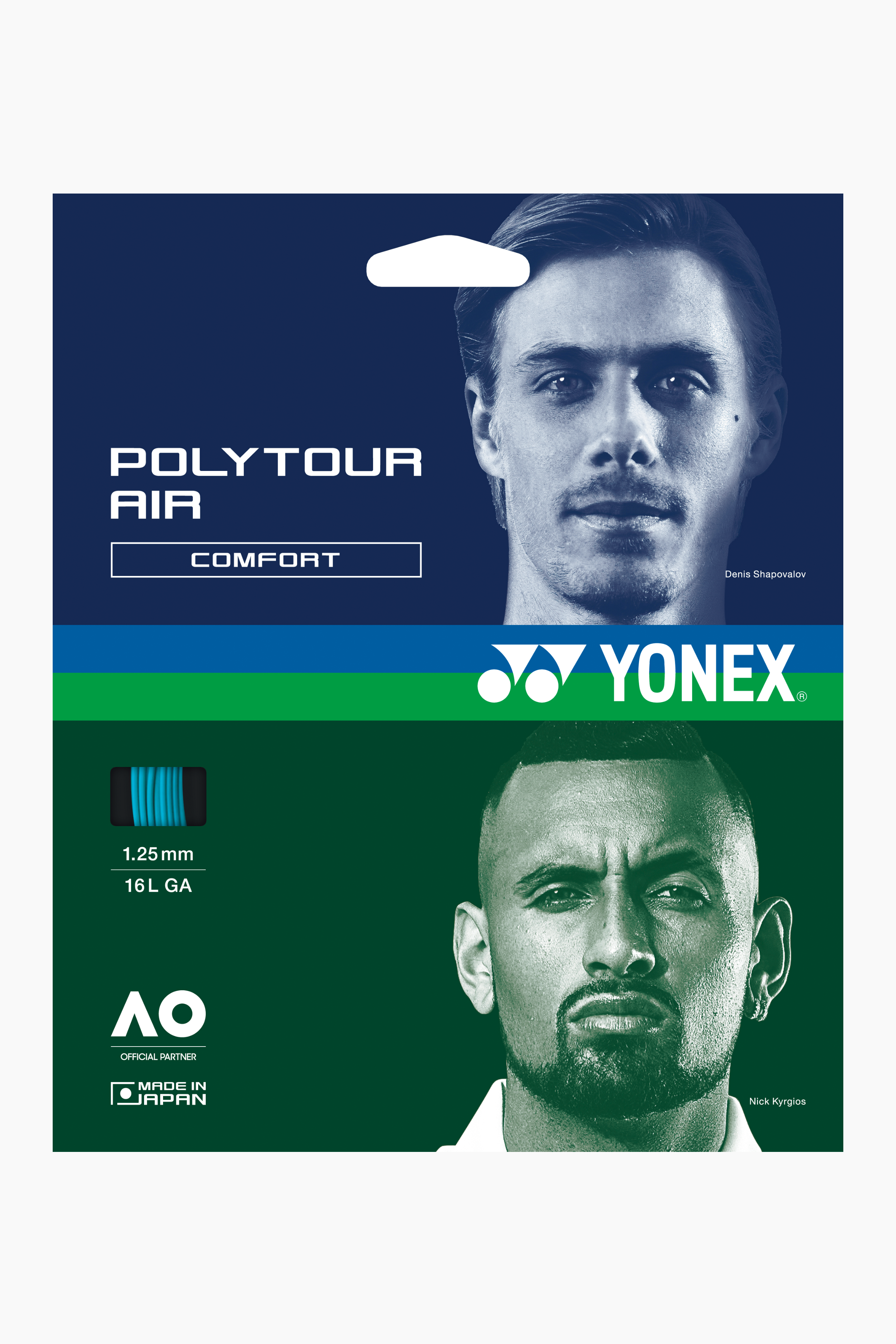 Tenis de camp - Racordaj Tenis Yonex Poly Tour Air Sky Blue