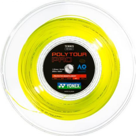 Racordaje - RACORDAJ YONEX POLY TOUR PRO 1.25mm, ROLA 200M Yellow