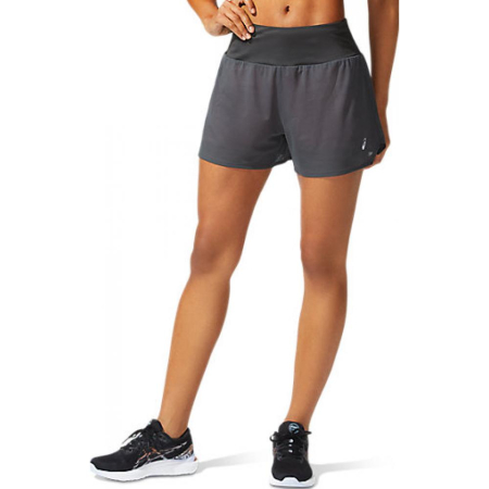 Promotii - Short alergare Asics VENTILATE 2-N-1 3.5IN Graphite Grey Peach