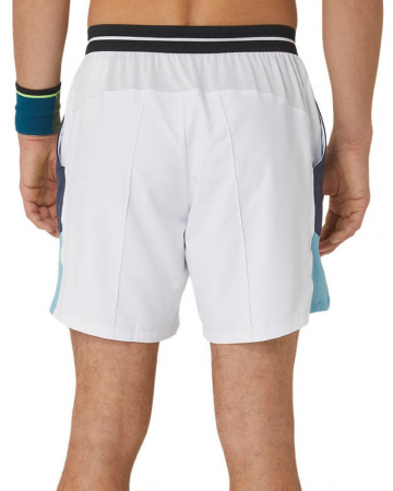 SHORT ASICS MATCH 7IN WHITE [1]