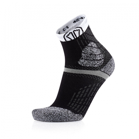 Promotii - Sosete Alergare Sidas Trail Protect Black/White L