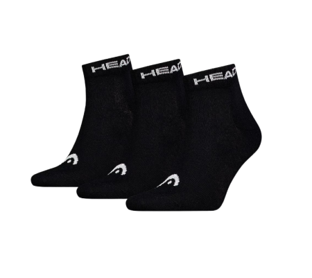 Imbracaminte tenis - Sosete Head All Sports Quarter Elements 3PK Black